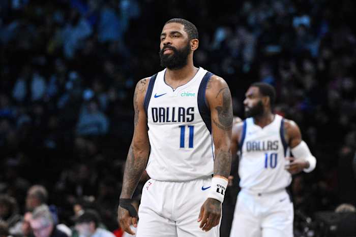 Dallas Mavericks guard Kyrie Irving